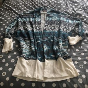 Aztec print sweater
